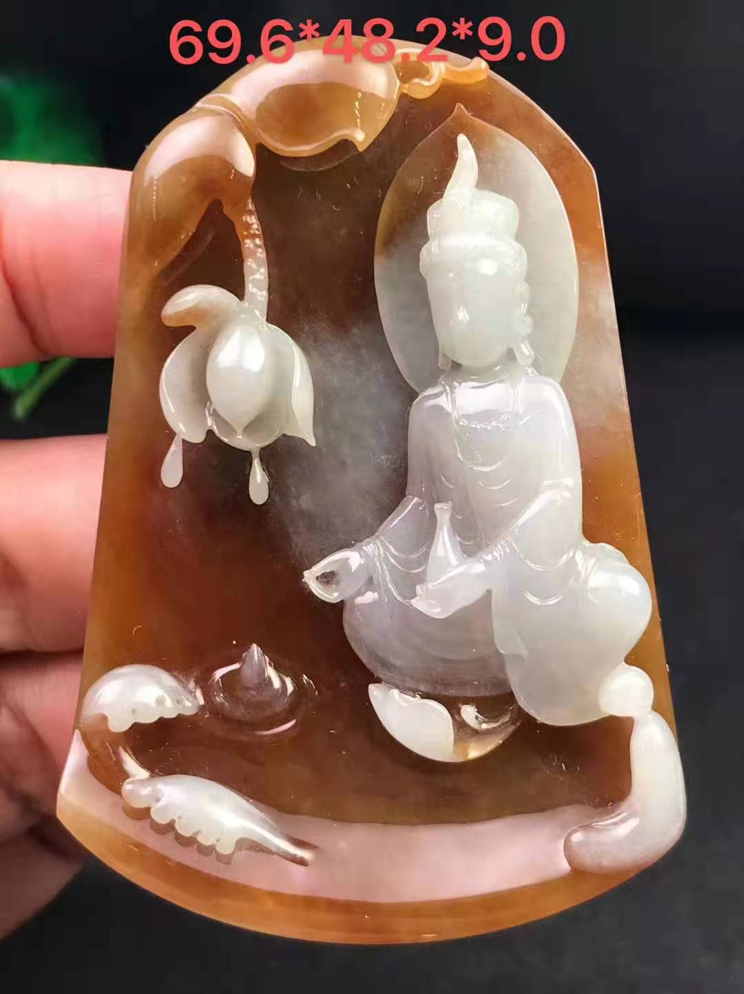 翁贵明大师〈自在观音〉 