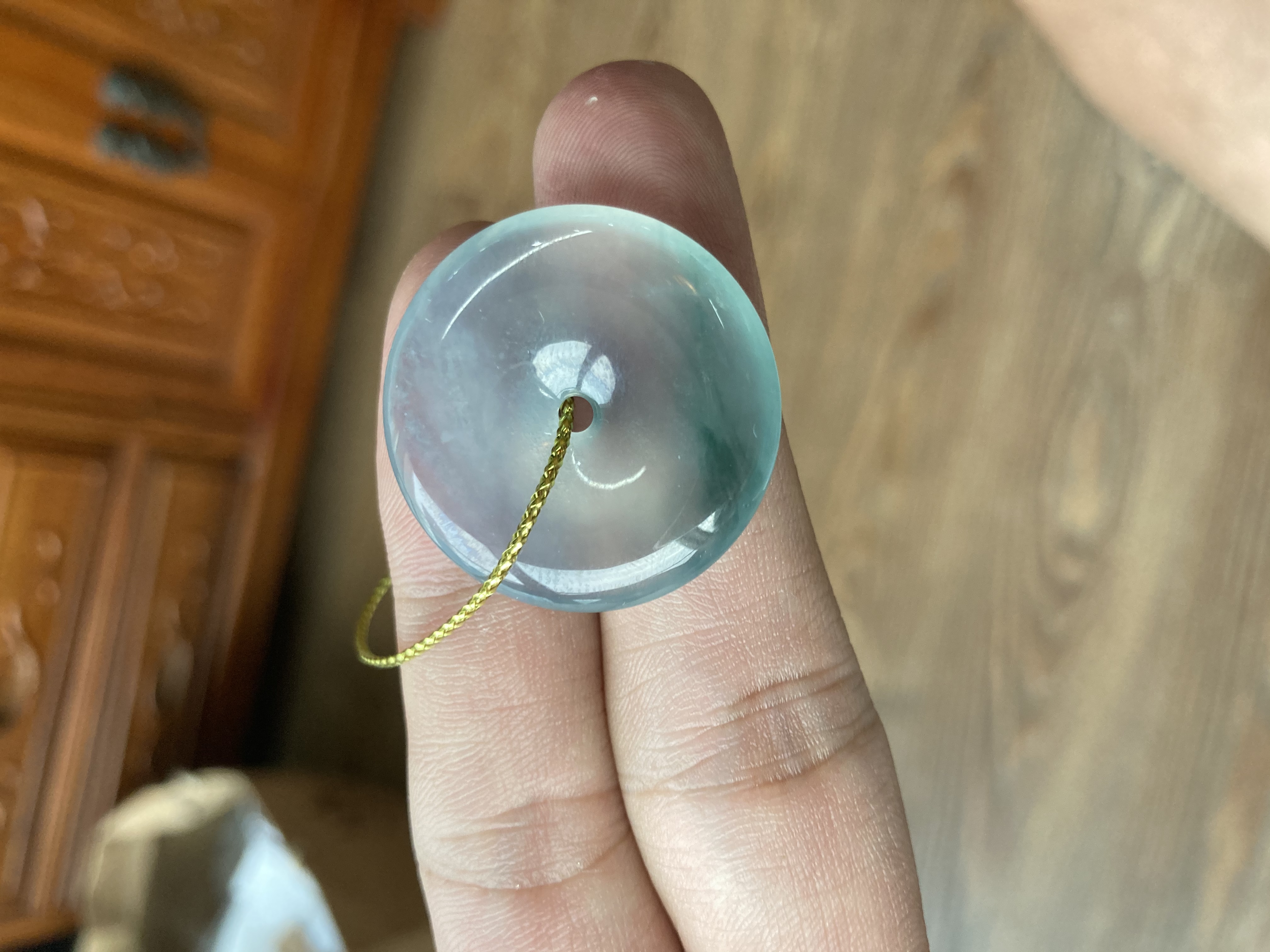 飘绿平安扣