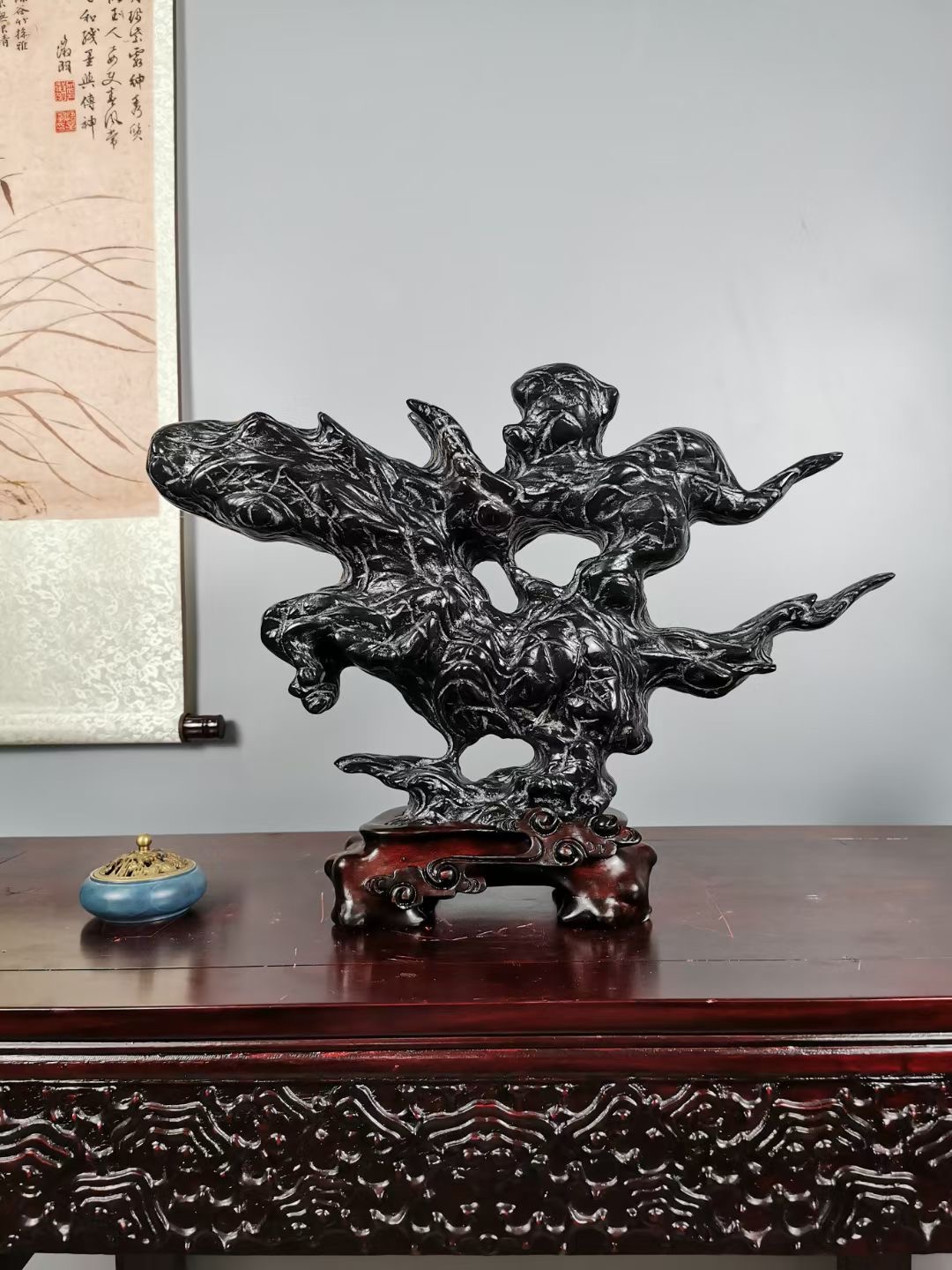 灵璧石57*15*41