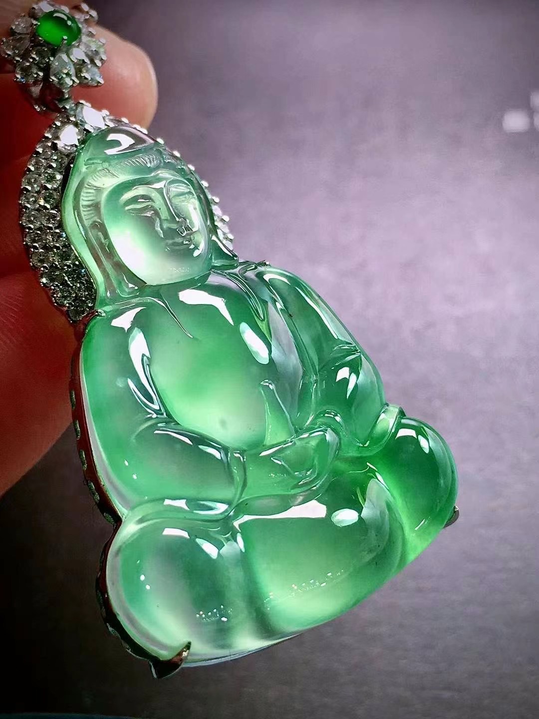 高冰晴绿观音