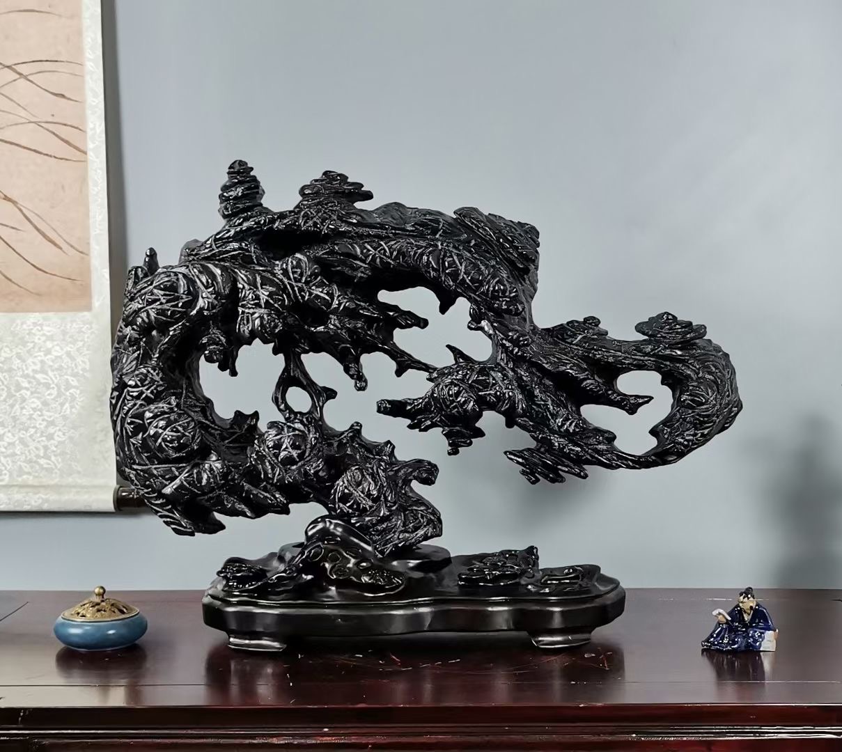 灵璧石66*20*49