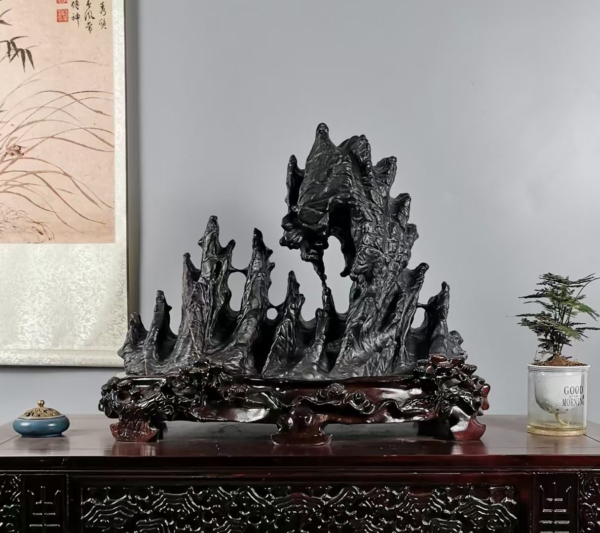 灵璧石71*32*56