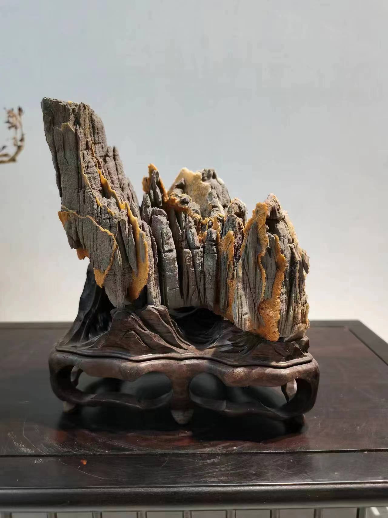 灵璧石滴水莲花