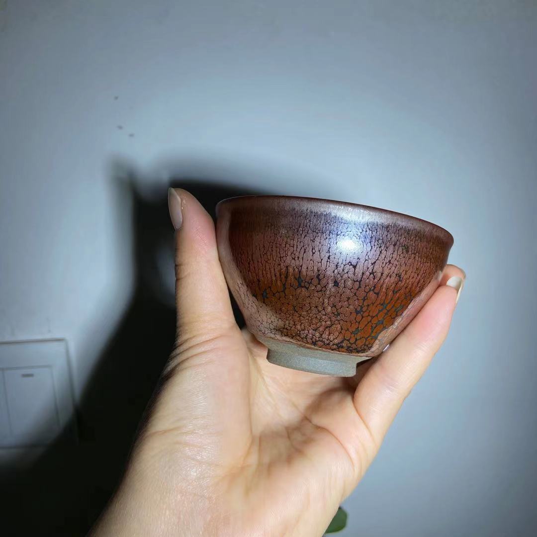 彩金油滴 建盏_彩金油滴 建盏介绍_紫砂之家