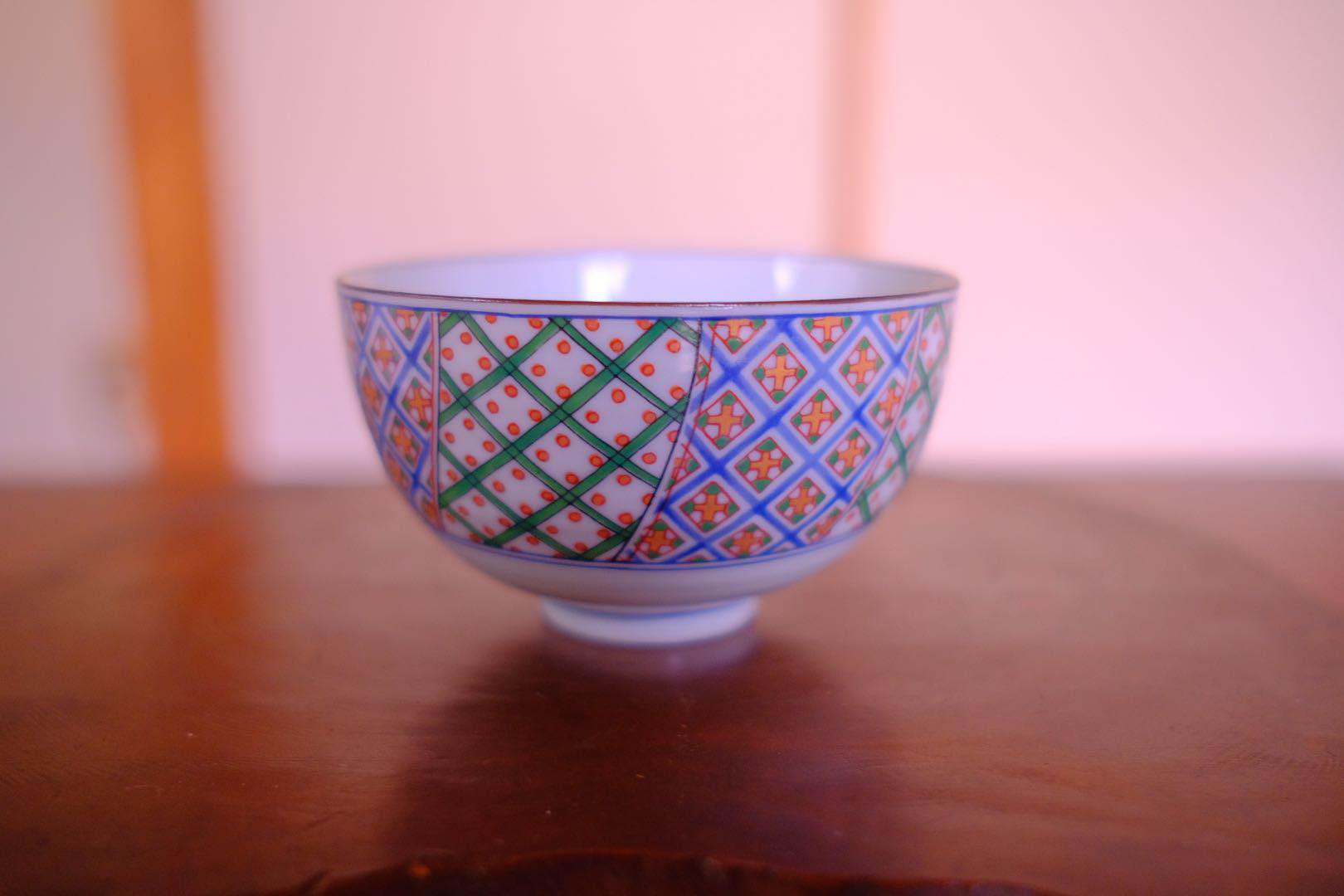 有田烧龙峯窑昭和前期作茶碗