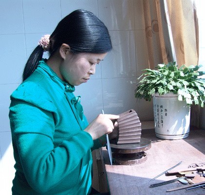 全手工制作工艺师方玉兰