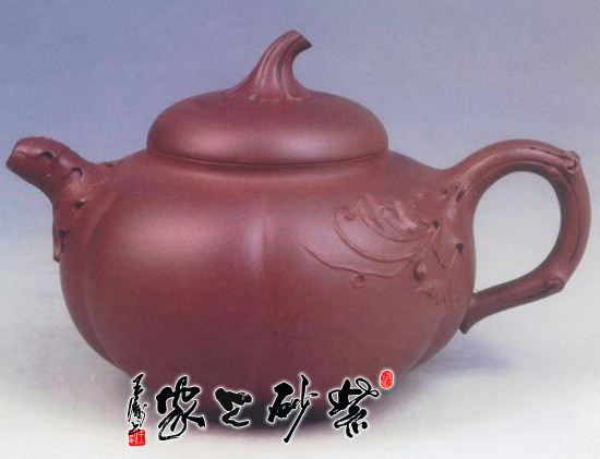 清時代 紫砂彫 三足老紫砂執壺 邵元祥製仁中国陶磁器 急須
